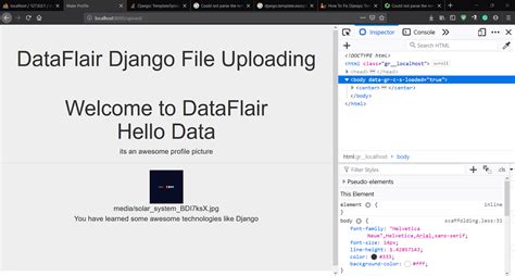 Calling HTML File From Script in Django 的图像结果