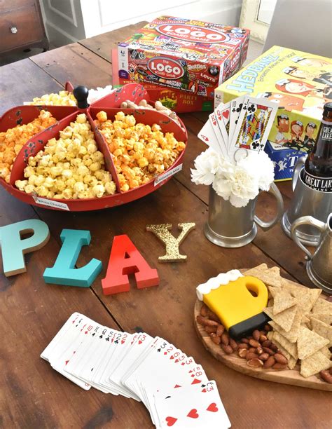 Game night fun for a festive evening in! See the easy ideas!
