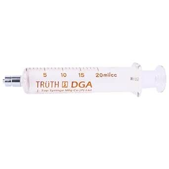 20ml Truth DGA Glass Syringes for Transformer Oil Sampling (Pack of 1 ...
