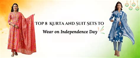 Top Kurta and Suit Sets to Wear on Independence Day | Kohsh