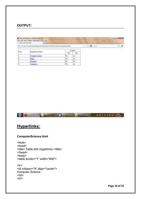Image result for Practical Task of HTML