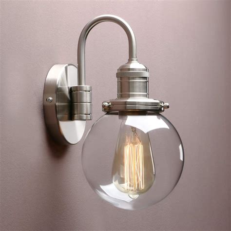 Yosoan 1-Light Vintage Industrial Fixture Light, 5.9'' Round Globe ...