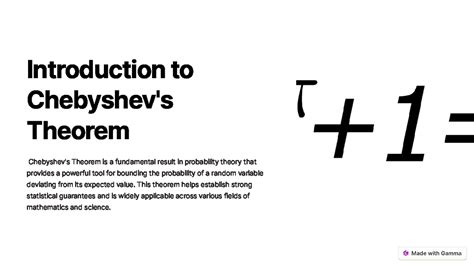 Image result for Chebyshevs Theorem Explained