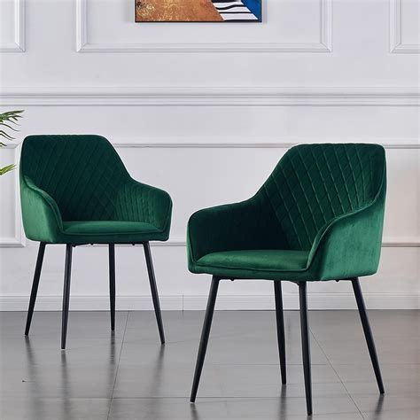 KEIVVAKN Dining Chairs Green Velvet Dining Chairs | Ubuy India