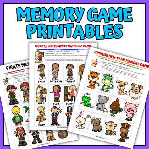 Image result for Memory Game Print Out