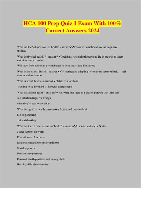 Image result for Module 1 HCA Exam