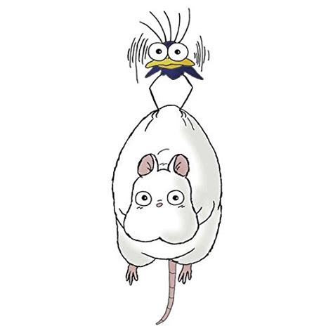 PVC Sticker "Spirited Away Mouse and Fly (11x4 CM)" By Best Gift Shop ...