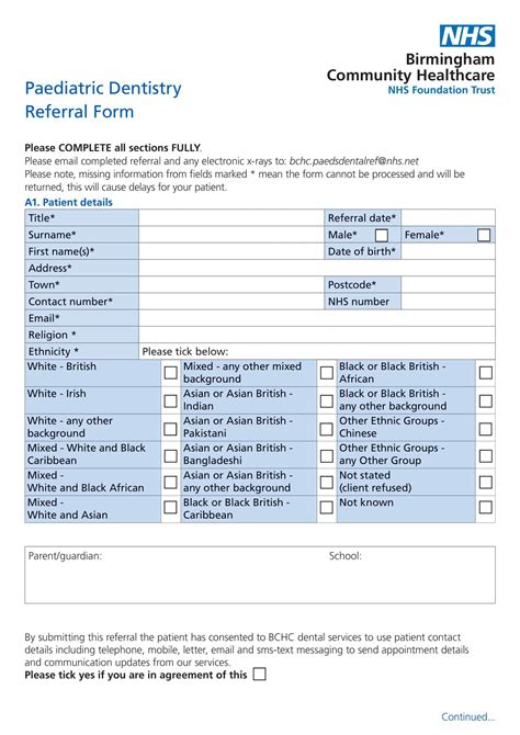 Free Printable Referral Form Templates [Word, PDF] Medical, Mental Health