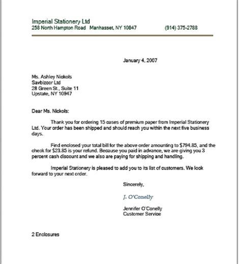 Modified Block Business Letter Format 的图像结果