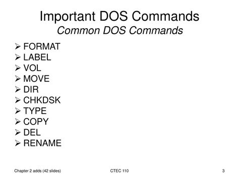 Image result for Advanced DOS Commands