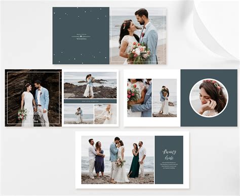 12x12 Simple Wedding Photo Album, Wedding Album Template, Wedding ...