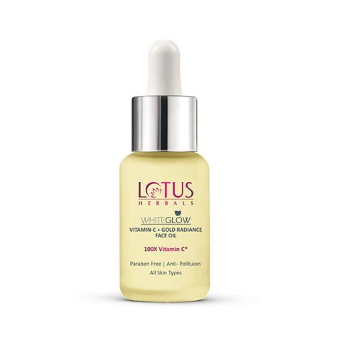 Lotus Herbals Whiteglow Vitamin C And Gold Radiance Face Oil – Indofussion