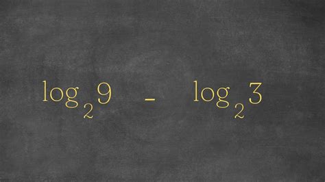 How to Subtract Logs 的图像结果