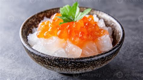 Delicious orange fish roe in a bowl 52276650 Stock Photo at Vecteezy