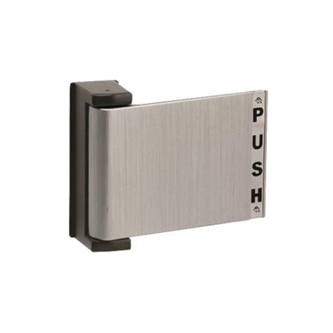 Akron Satin Aluminum Commercial in the Door Push & Pull Paddles ...