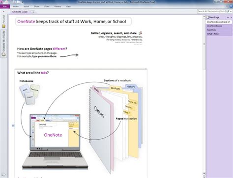 Image result for OneNote 2010 Examples