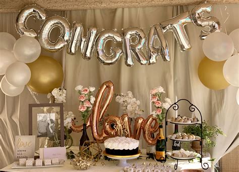 Table Decoration Ideas For Engagement Party - Table Decoration