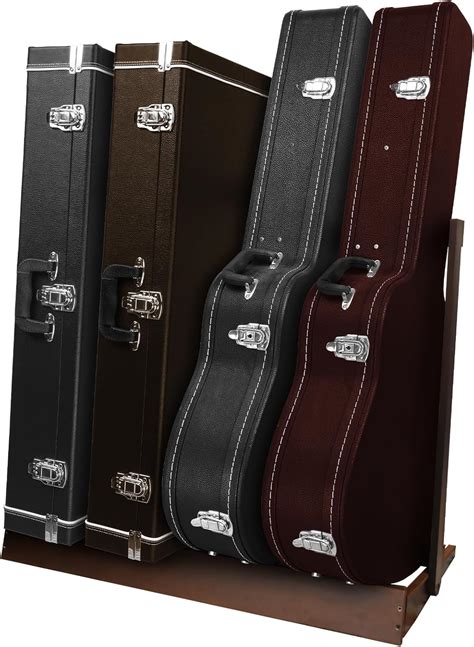 Amazon.com: STRICH Multiple Guitar Case Rack Stand, Hardwood Folding ...