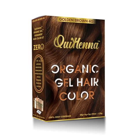 QuikHenna Organic Gel Color: Golden Brown, 120g | Shopify – QUIKHENNA