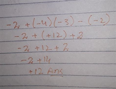 4. Compare -2 + (-4) (-3) - (-2) - Brainly.in