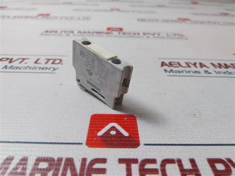 Siemens 3Tx4001-2A Auxiliary Contact Block 600Vac – Aeliya Marine Tech®
