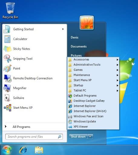 Image result for Windows 7 Start Menu Animation