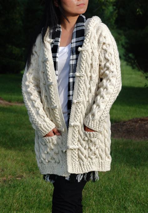 Womens White Fisherman Sweater at Betty Love blog