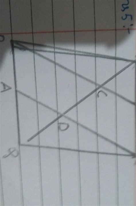 in parallelogram PQRS A and B are midpoints of opposite sides PQ and RS ...