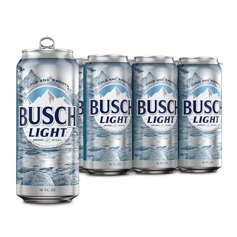 Busch Light Lager Cans