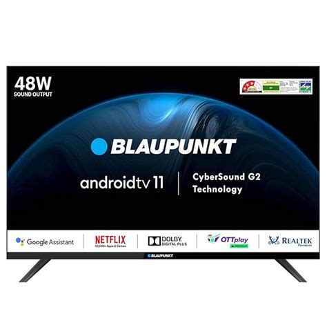 Blaupunkt CyberSound G2 Series 108 cm (43 inch) Full HD LED Smart ...