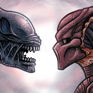 Image result for Alien vs Predator Draw