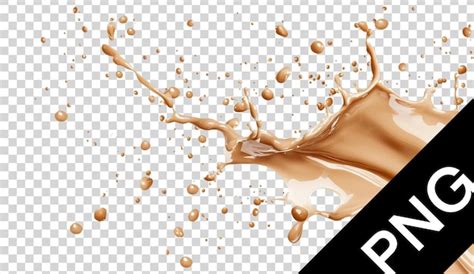 Milk drink smears and splash effects | Premium AI-generated PSD