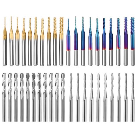 18 Shank End Mills CNC Router Bits, 40pcs, CNC India | Ubuy