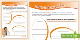 Text to Self Thoughts Worksheet│Reading Comprehension