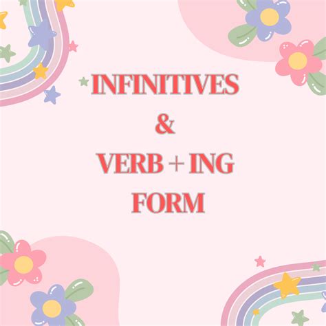 Verbs + infinitive or -ing form - Focas English