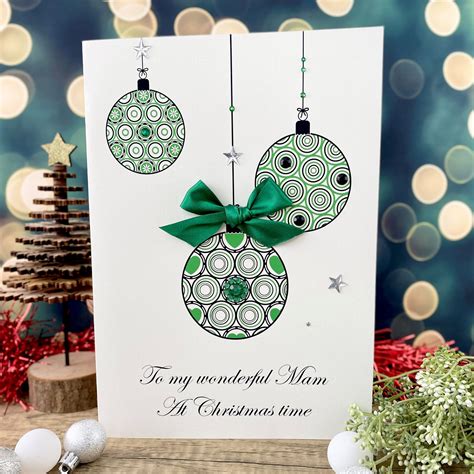 Handmade Christmas Card 'Heart Tree' - Handmade Cards -Pink & Posh