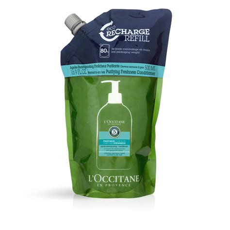 L'Occitane Purifying Freshness Conditioner Eco-Refill, 500ml : Amazon ...