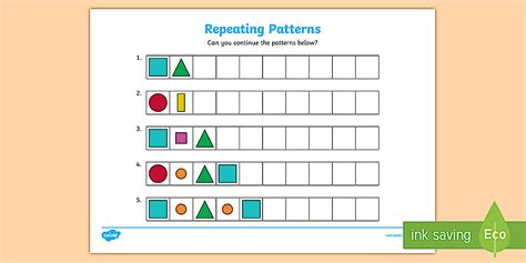 Image result for Repeating Pattern EYFS