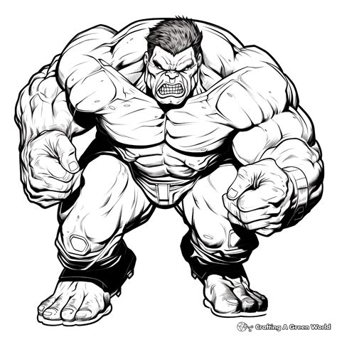 Hulk Coloring Pages - Free & Printable!
