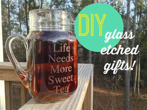 DIY Gifts: Etched Glass Gifts :: Southern Savers