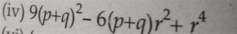 factorize the following equation - Brainly.in