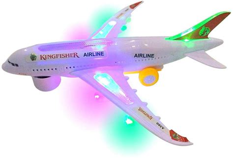 SUPER TOY Battery Operated Aeroplane Toy for Kids with Light and Sound ...