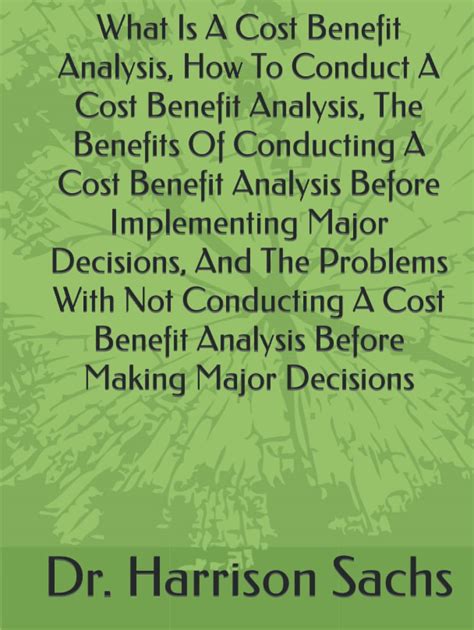 What Is A Cost Benefit Analysis How To Conduct Cost | Desertcart INDIA
