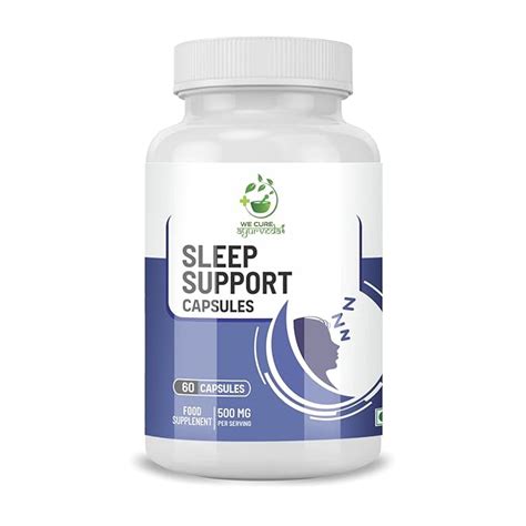 WECURE AYURVEDA Natural Sleep Support Supplement | Melatonin Herbal Non ...