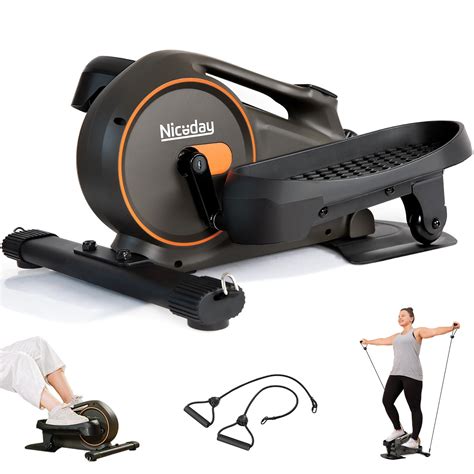 Niceday Under Desk Elliptical, Manual Quiet Elliptical, Foot Pedal ...