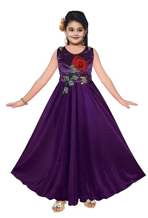 Buy SeCCA Girls Frock Dress - Satin Lycra Frock (Blue, 3-6 Months) at ...