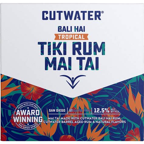 Cutwater Tiki Rum Mai Tai Cans 355ml X 4 Pack | Woolworths