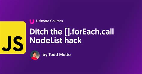 JavaScript NodeList Foreach 的图像结果