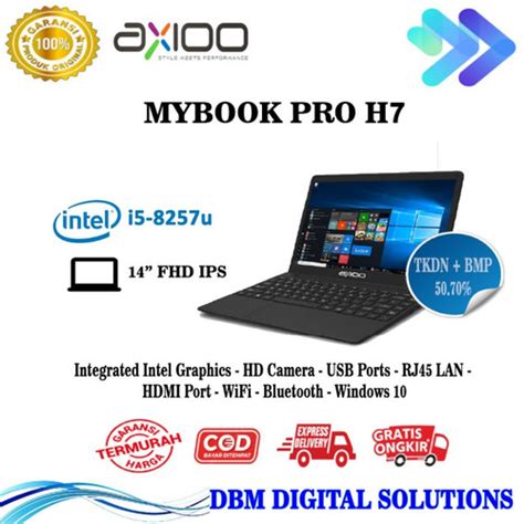 Jual Axioo MyBook Pro H7 (8S9) Core i5 RAM 8GB Storage 1 TB SSD Windows ...