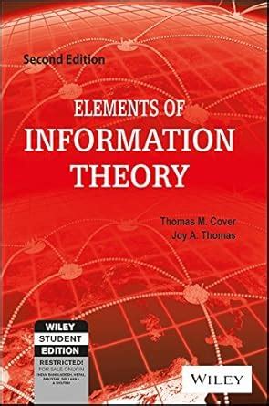 Elements of Information Theory - Thomas M. Cover, Joy A. Thomas - Google Books